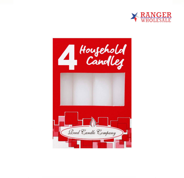 HOUSEHOLD CANDLES 4CT