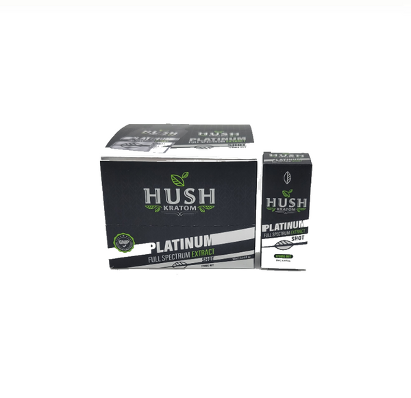 HUSH KRATOM SHOT PLATINUM 12CT