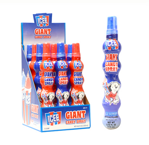 ICEE GIANT CANDY SPRAY 12CT