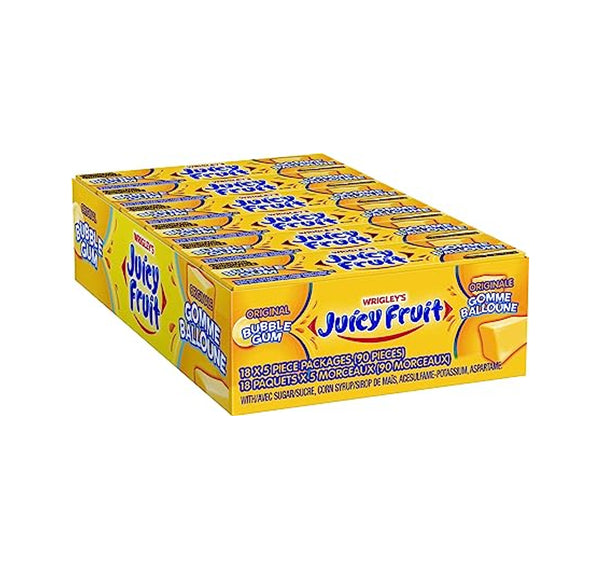 JUICY FRUIT NEW 18CT BUBBLEGUM
