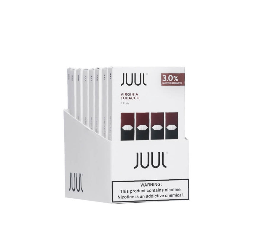 JUUL VIRGINIA TOB 3%4PK 8CTBOX