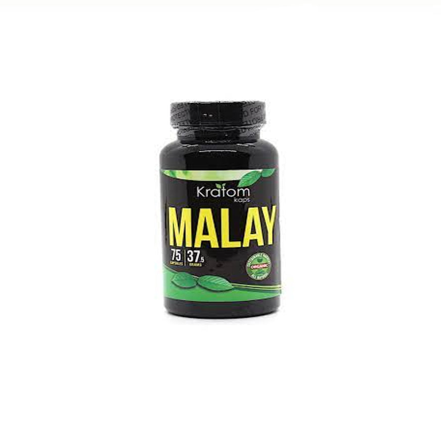 KRATOM KAPS 37.5g MALAY 75CT