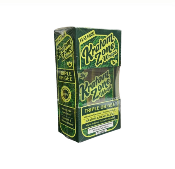 KRATOM ZONE WRAP15CT 3 OH GEE