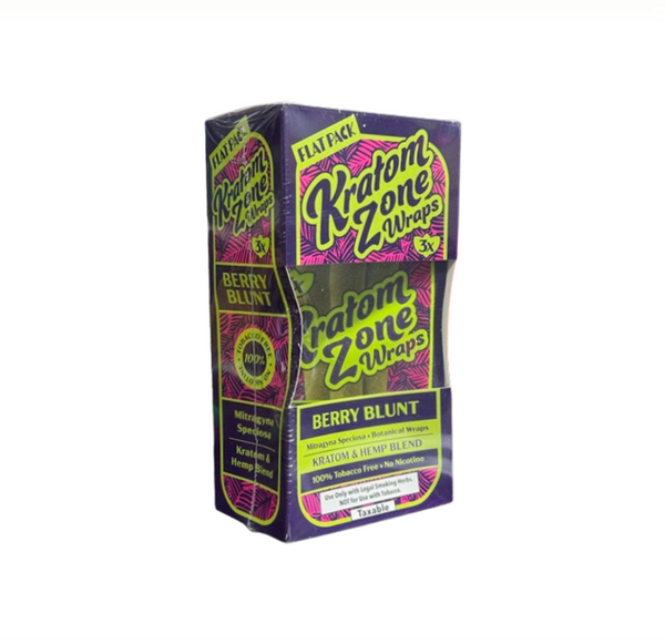 KRATOM ZONE WRAP15CT BRY BLUNT