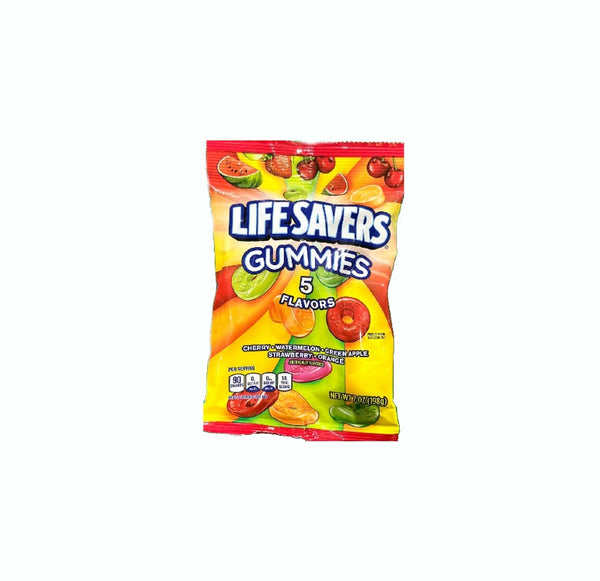 Lifesaver Gum. -5 Flavor  7oz