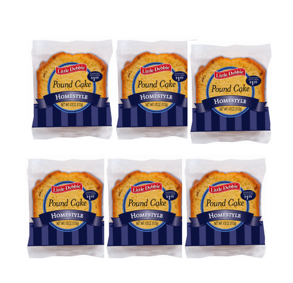 LIT DEB POUND CAKE 6CT