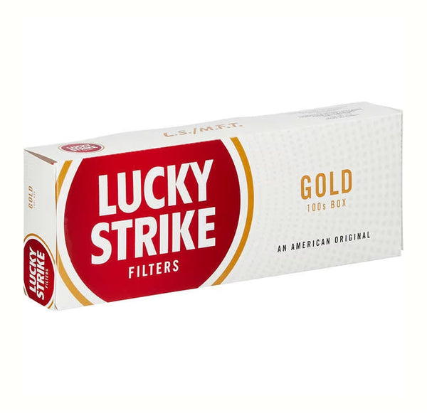 LUCKY STRIKE GOLD100BX 1.50OFF