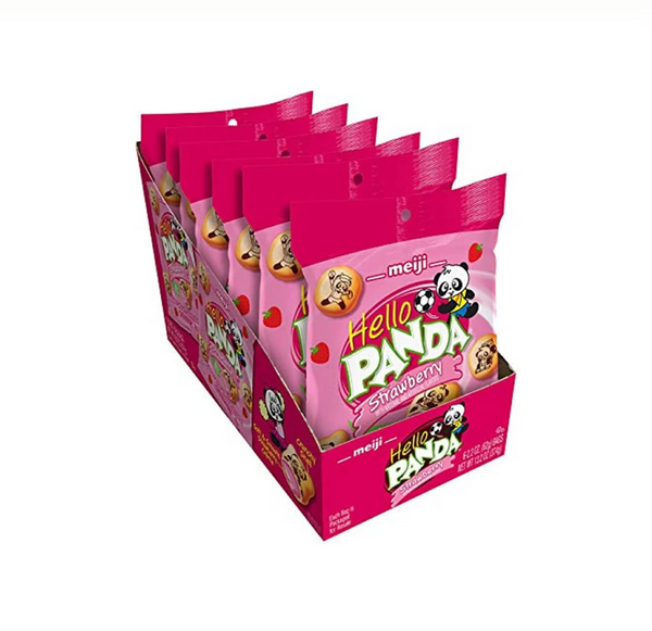 MEIJI PANDA STRAW 2.2OZ 6CT