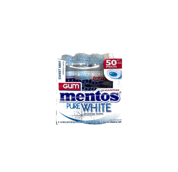 MENTOS PURE WHT SWEET MINT6CT