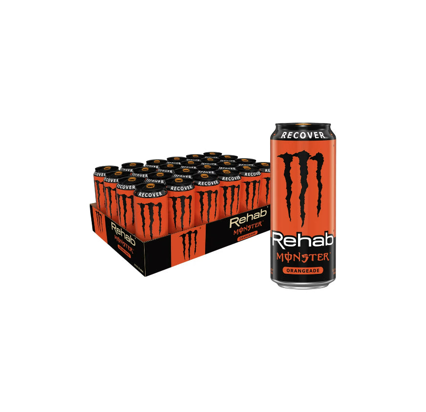 MONSTER 16oz24CT REHAB ORANGE