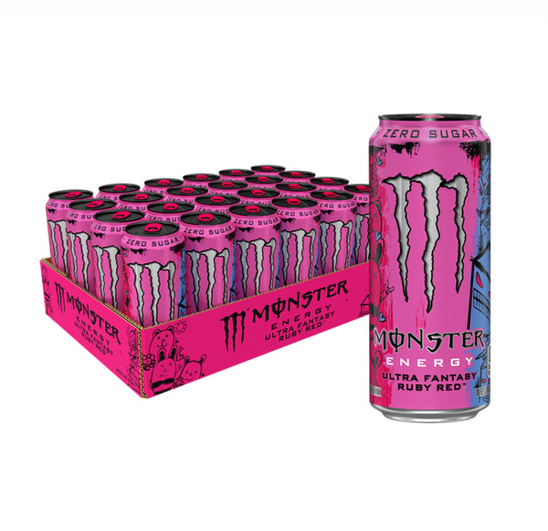 MONSTER 16oz24CT RUBY RED