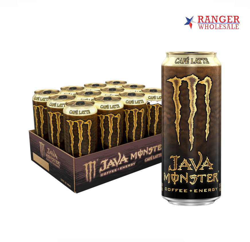 MONSTER JAVA 15oz12CT CAFE LAT