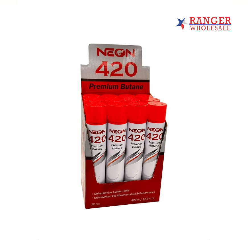 NEON 420 BUTANE 14.2oz12CT