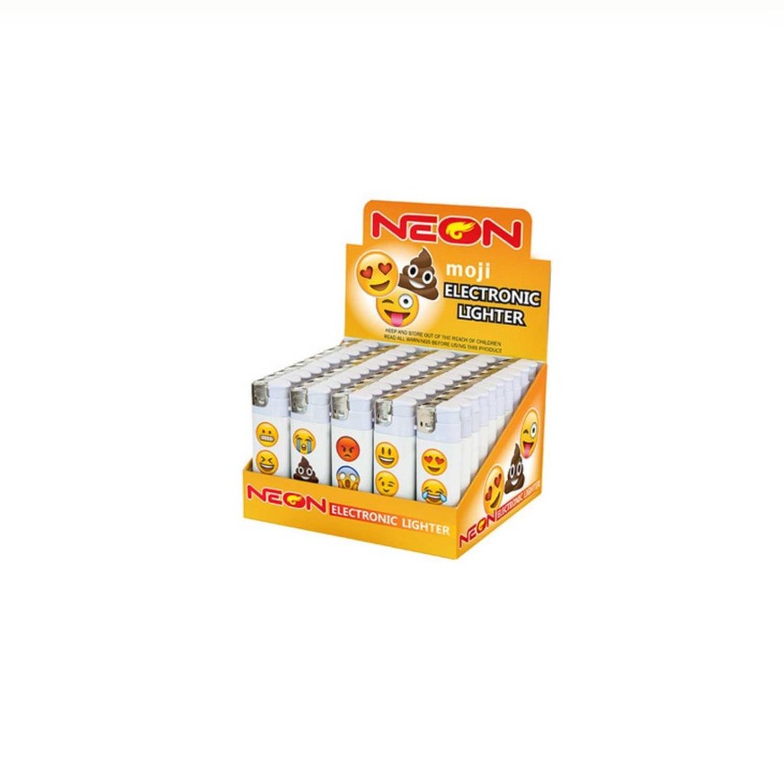 NEON RE FILLABLE EMOJI 50CT