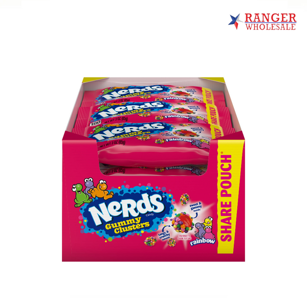 NERDS GUMMY CLUS GRA STRAW12CT