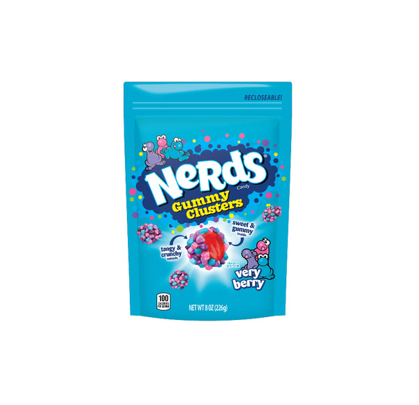 NERDS GYMMY CLUSTER 8oz BERRY