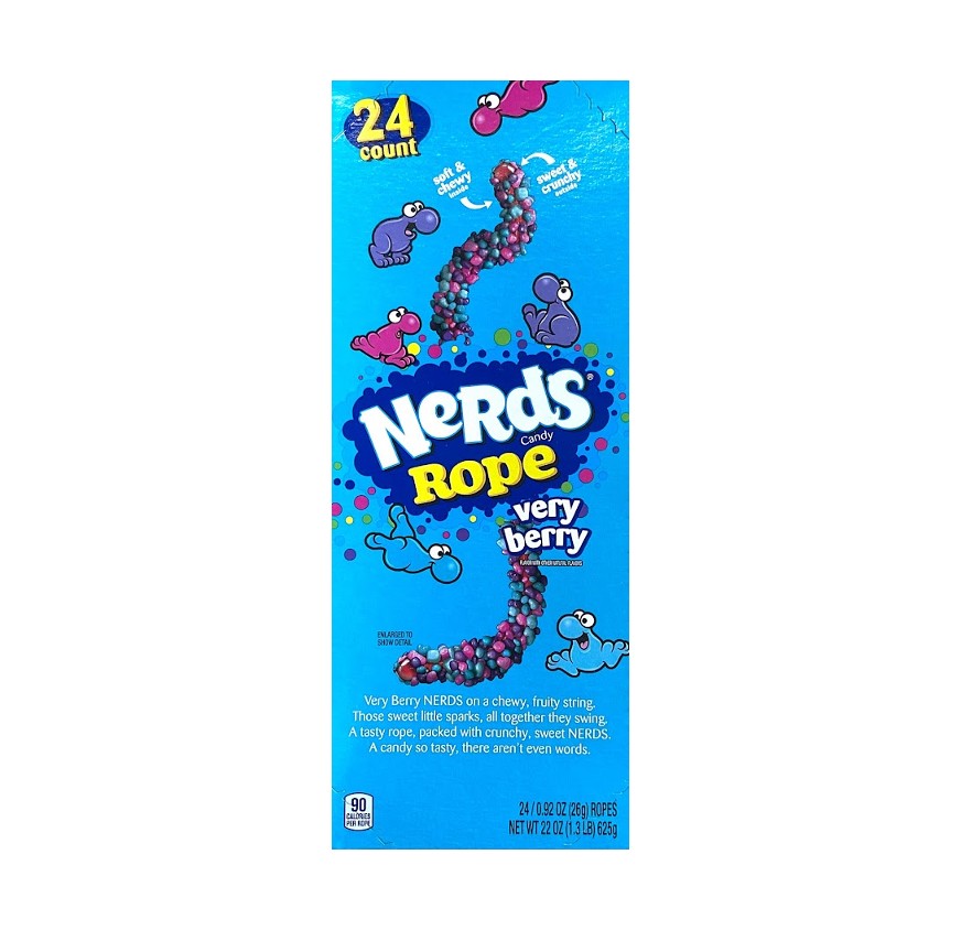 NERDS ROPE VERY B 0.92OZ 24CT
