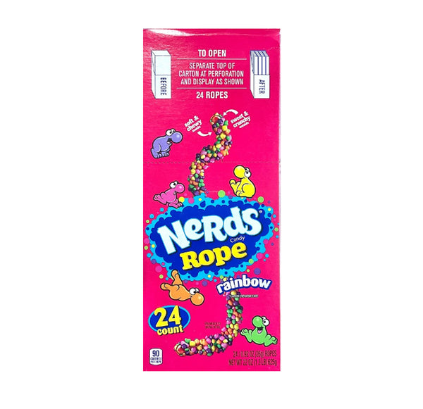 NERDS ROPE RAINBOW 0.92OZ 24CT
