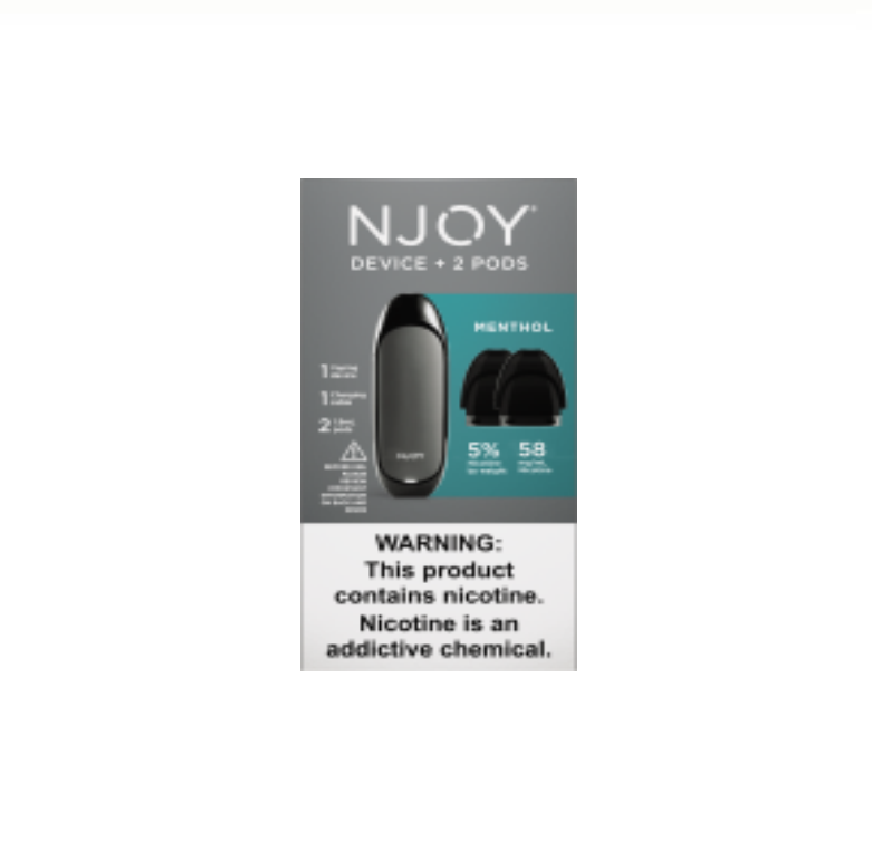 NJOY DEVICE $ 2POD MENTHOL 5CT