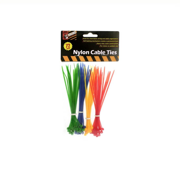 NYLON CABLE TIES 72CT