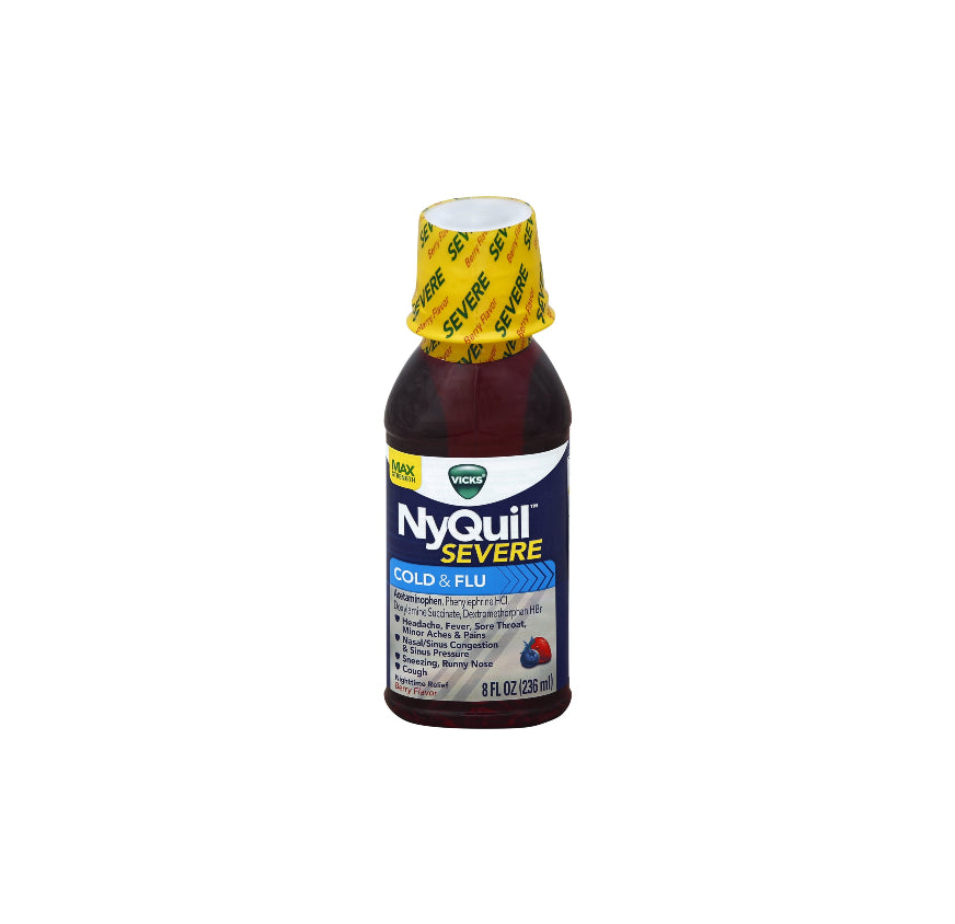 NYQUIL BOTTLE 8oz-BERRY