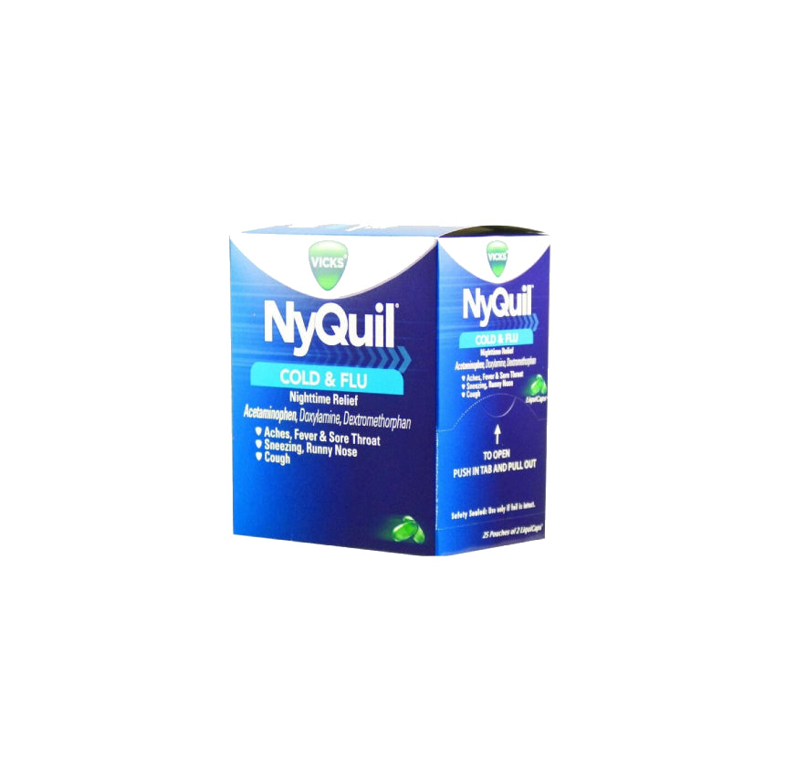 NYQUIL COLD & FLU SINGLE 25CT*