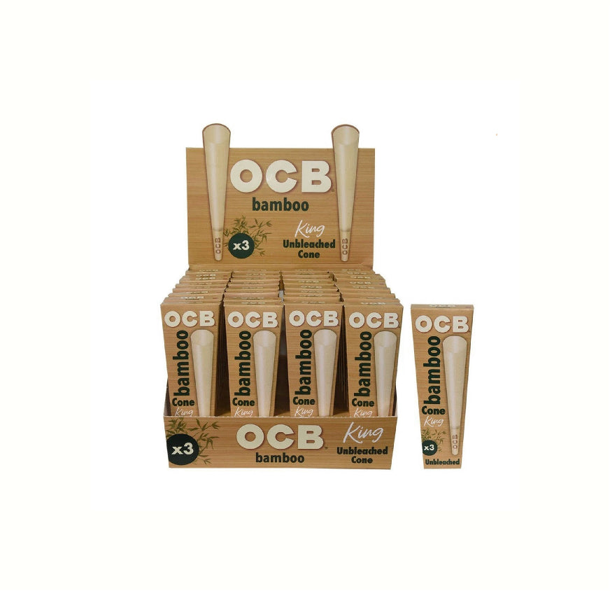 OCB - BAMBOO CONE KING 3 PK