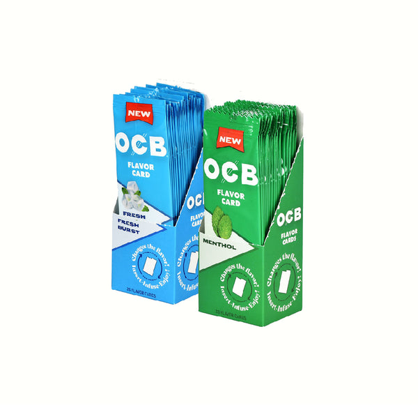 OCB FLAVOR CARDS 25/6CT FRESH