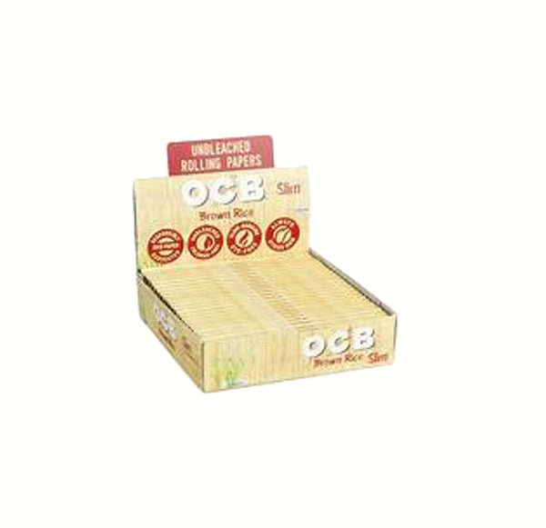 OCB RICE SLIM PAPERS 24CT