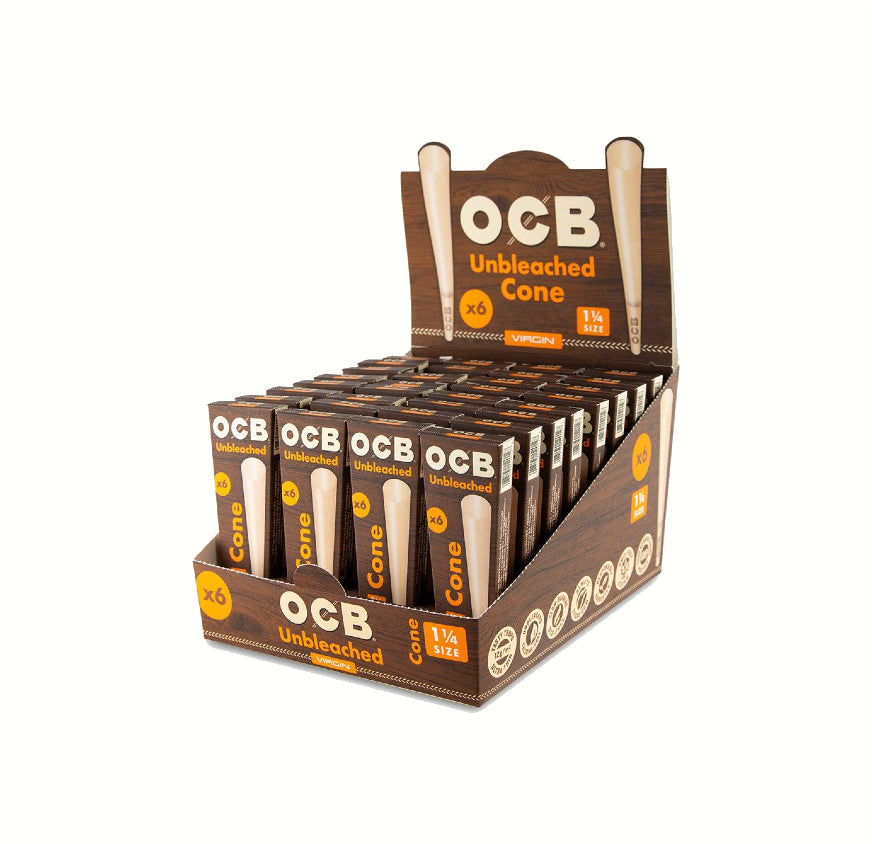 OCB VIRGIN CONE UNBL1 1/4 32CT