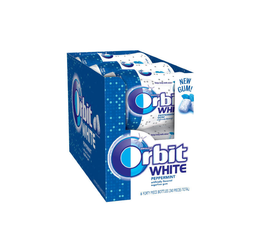ORBIT BOTTLE WHT PPRMNT 6CT