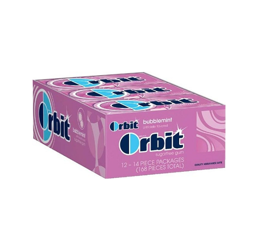 ORBIT BUBBLEMINT 12CT