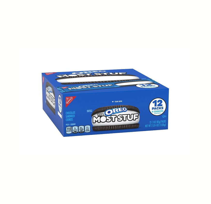 OREO MOST STUF 3OZ 4/12CT