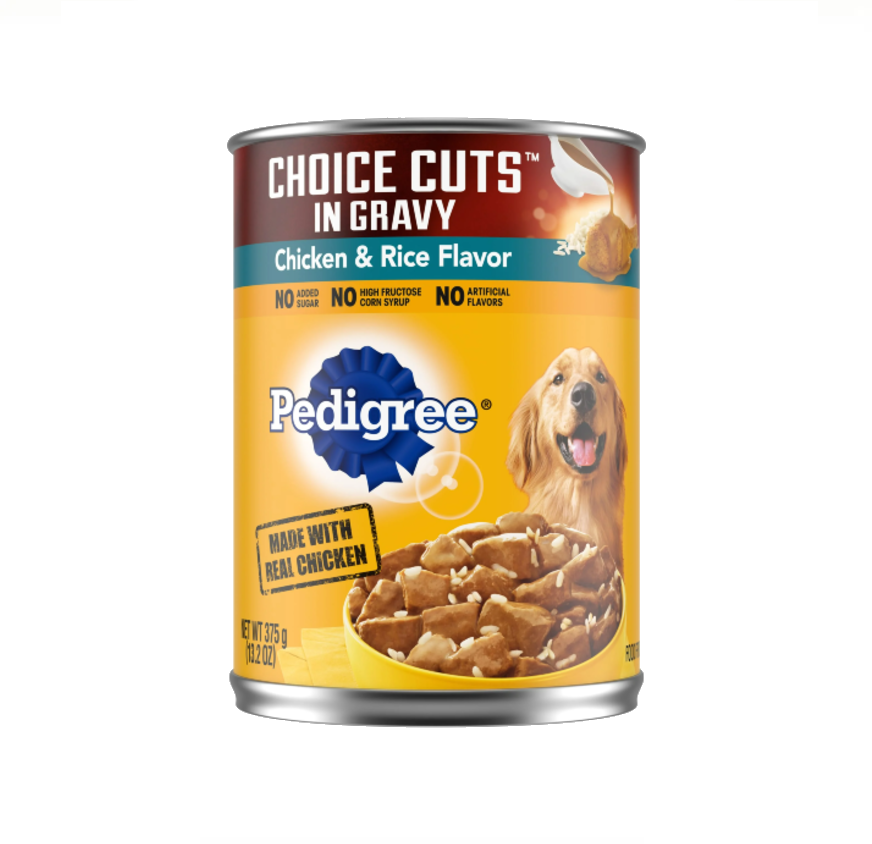 PEDIGREE IN GRAVY CH RICE FLV