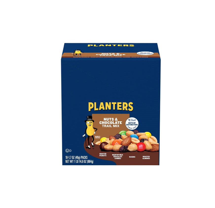 PLANTERS NUTS CHO MIX1.7OZ12CT