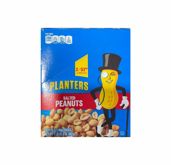 PLANTERS - SALTED PEANUT-18ct/