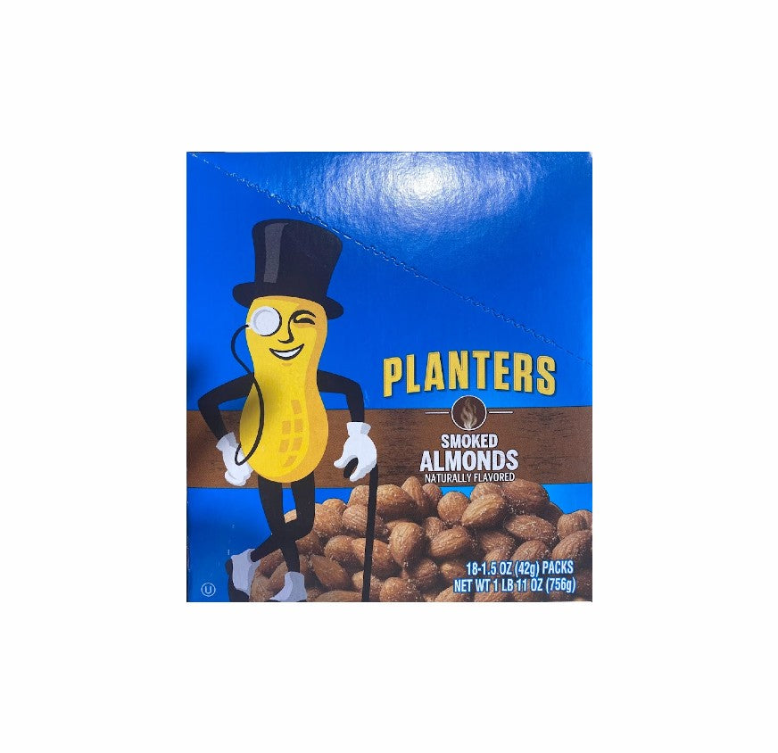 PLANTERS--SMOKE ALMOND-18ct/1.