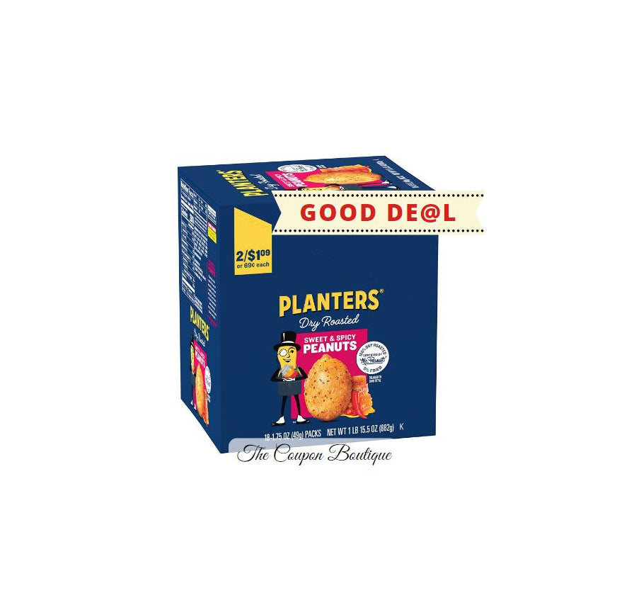 PLANTERS SWEET&SPICY 1.75/18CT