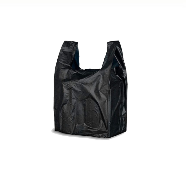 PLASTIC BAG BLK RW MED 1000CT