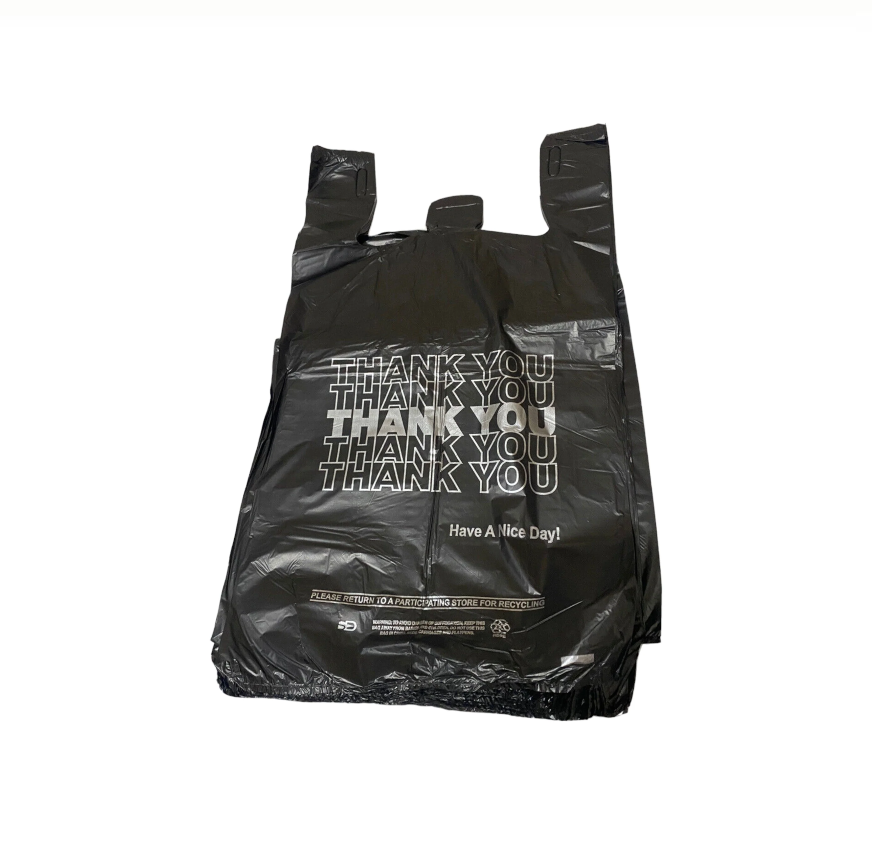PLASTIC BAG BLK RW SM 1000CT