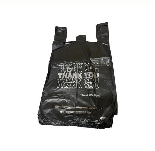PLASTIC BAG BLK RW SM 1000CT