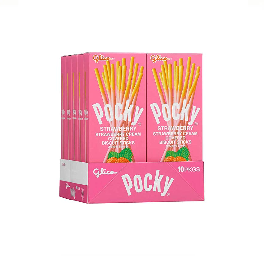 POCKY STRAWBERRY  10CT