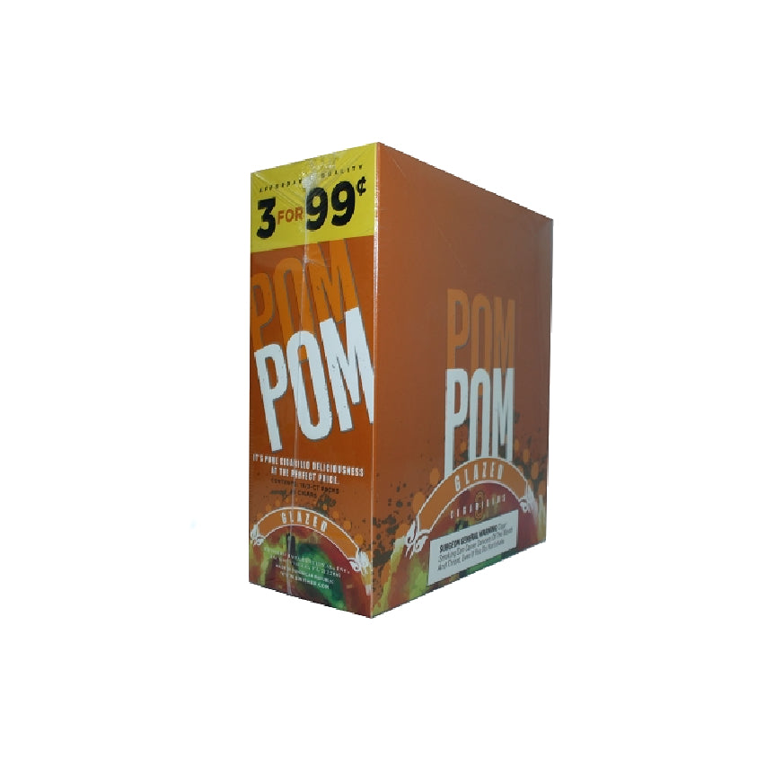 POM POM CIG 3/99 GLAZED sticky