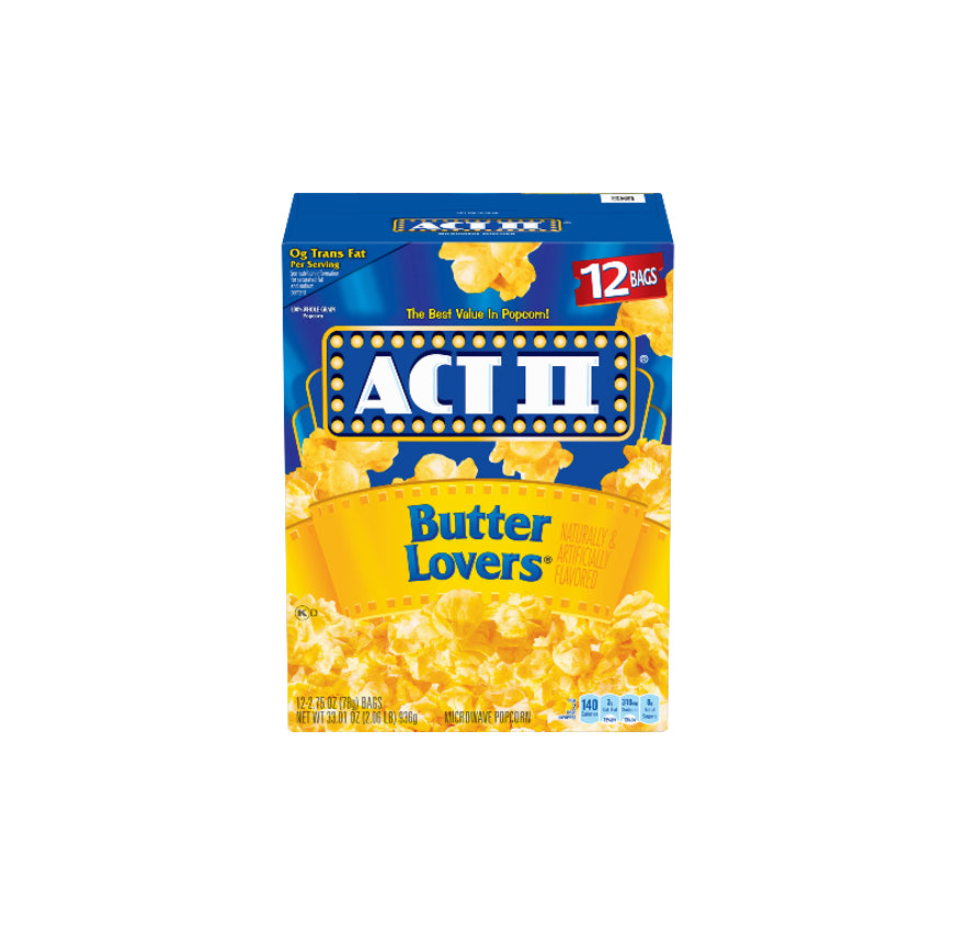 ACT II POPCORN BUTTERLOVER18CT