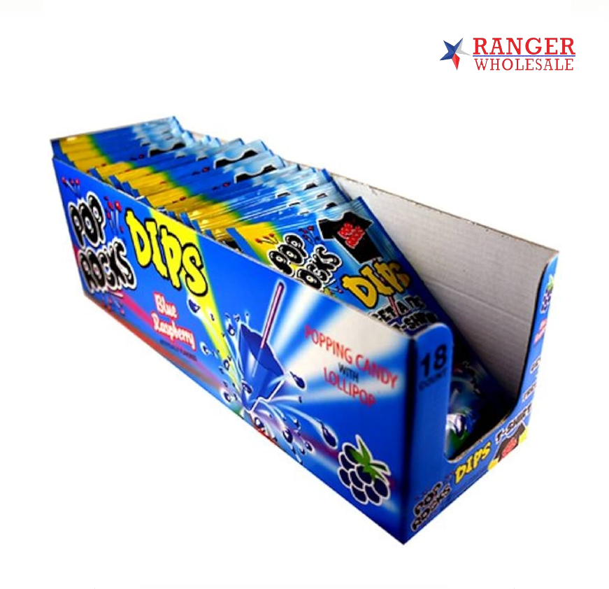 POP ROCKS **DIPS** BLUE RAS 18