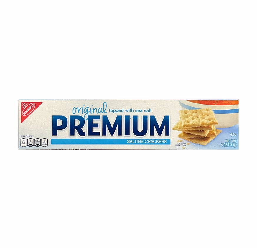 PREMIUM CRACKERS 4oz BOX
