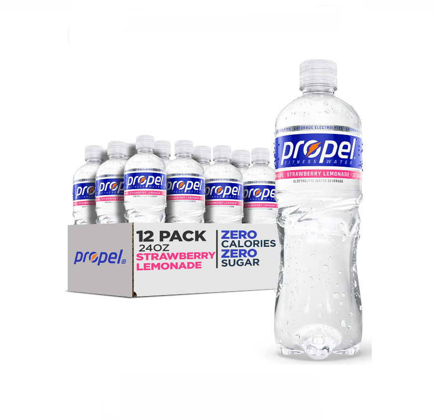 PROPEL WATER20OZ12CT STRAW LMD