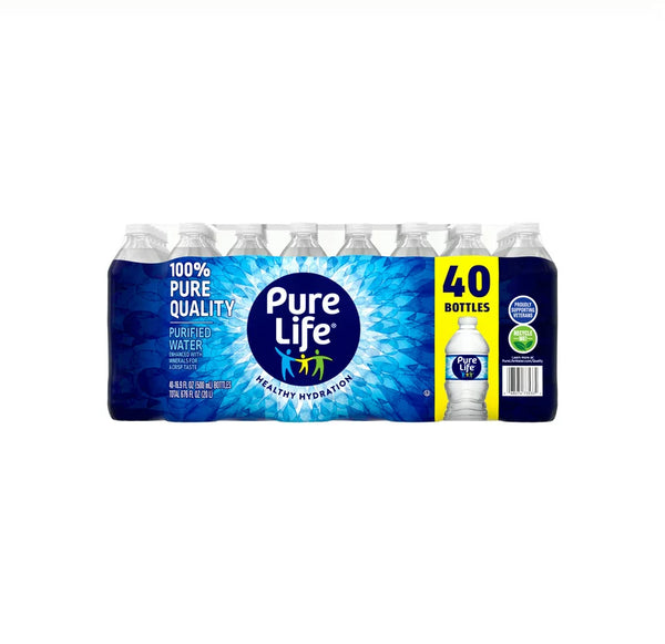 PURE LIFE WATER 16.9OZ 40PACK