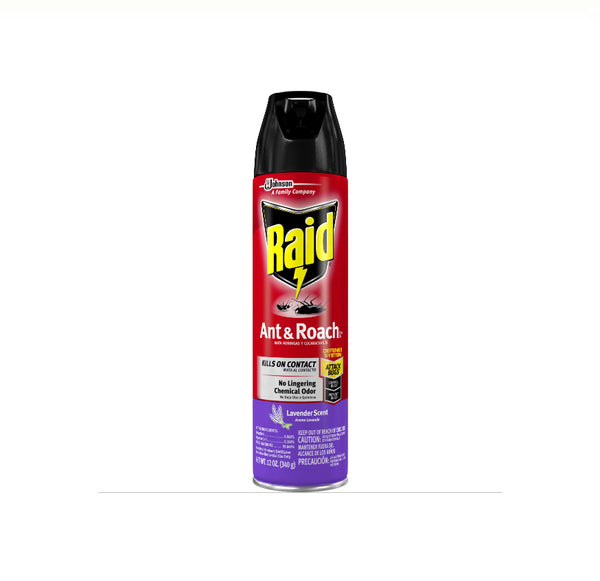 RAID- ANT&ROACH LAVENR 12OZ