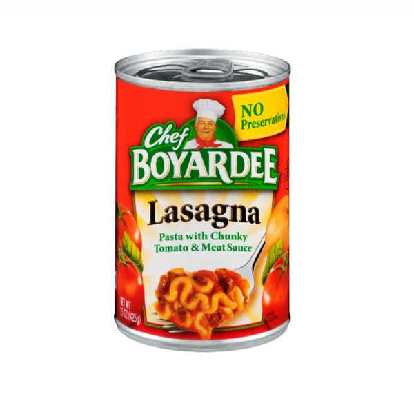 RAVIOLI CAN SINGLE- LASAGNA 15